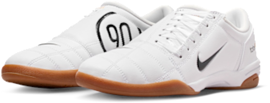 (Women) Nike Total 90 Soccer Shoes White/Black Medium Brown/Metallic Gold/Black IO2387-100 Purchase (Women) Nike Total 90 Soccer Shoes White/Black Medium Brown/Metallic Gold/Black IO2387-100