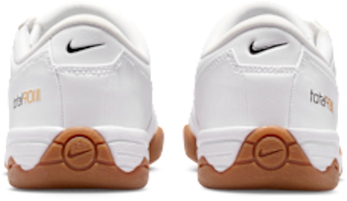 (Women) Nike Total 90 Soccer Shoes White/Black Medium Brown/Metallic Gold/Black IO2387-100 Details for (Women) Nike Total 90 Soccer Shoes White/Black Medium Brown/Metallic Gold/Black IO2387-100