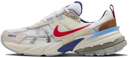 (Women) Nike V2K Run 'Metallic Silver Red Blue' HF5724-061 (Women) Nike V2K Run 'Metallic Silver Red Blue' HF5724-061