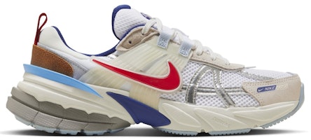 (Women) Nike V2K Run 'Metallic Silver Red Blue' HF5724-061 (Women) Nike V2K Run 'Metallic Silver Red Blue' HF5724-061