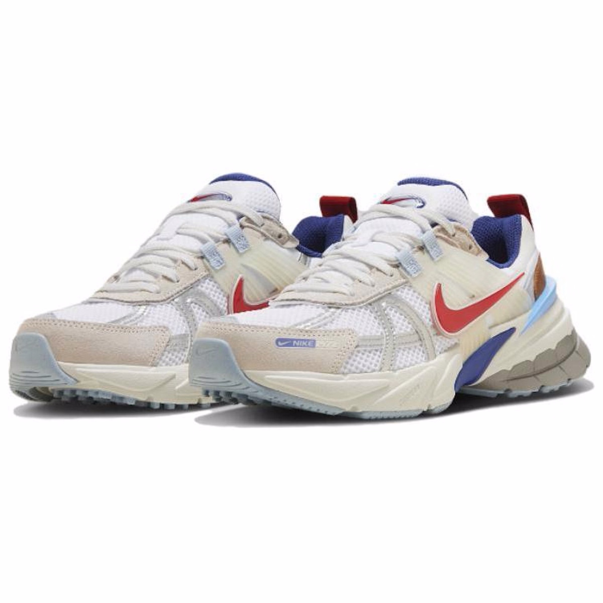 (Women) Nike V2K Run 'Metallic Silver Red Blue'