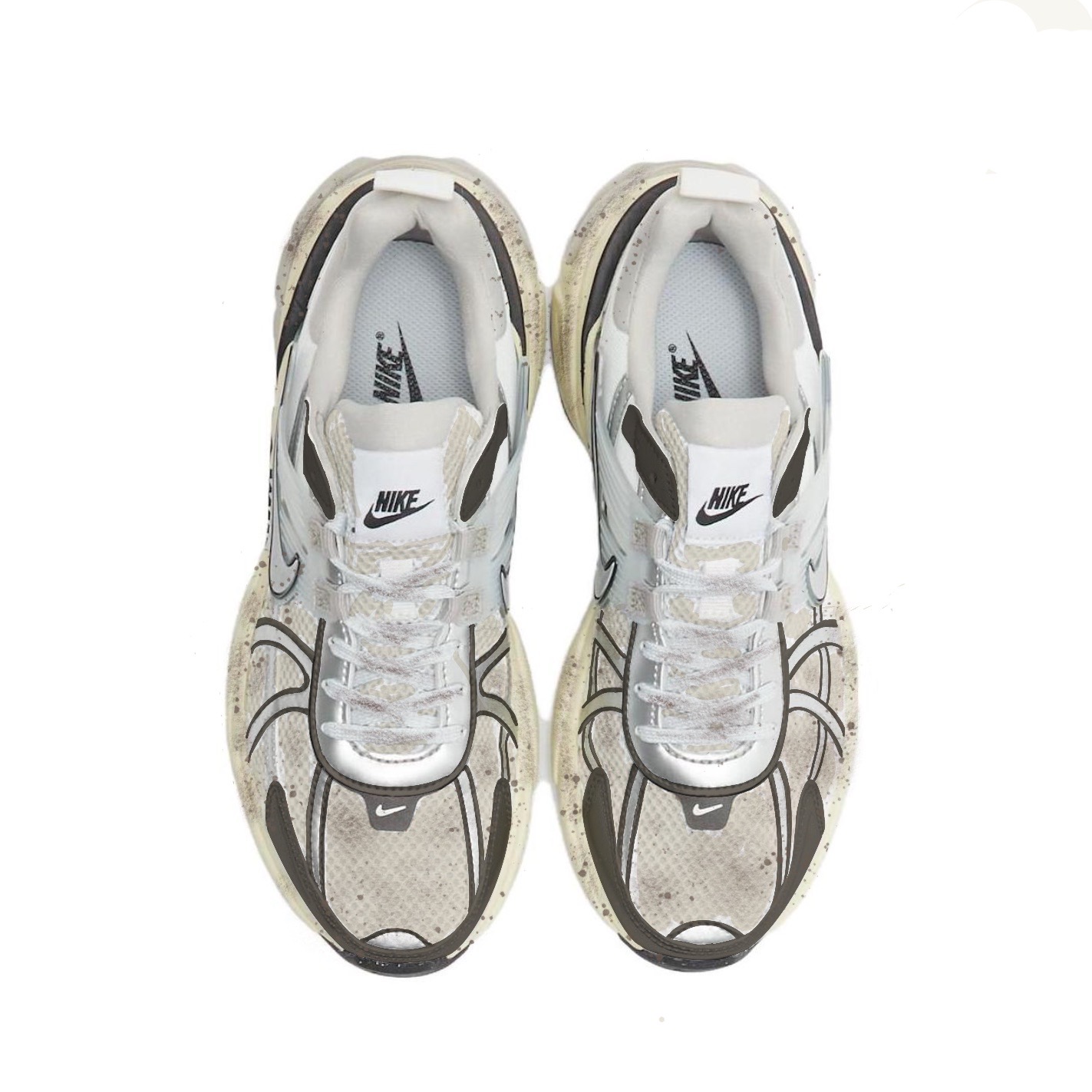 (W) Nike V2K Run 'Wasteland Splatter' 圖 4