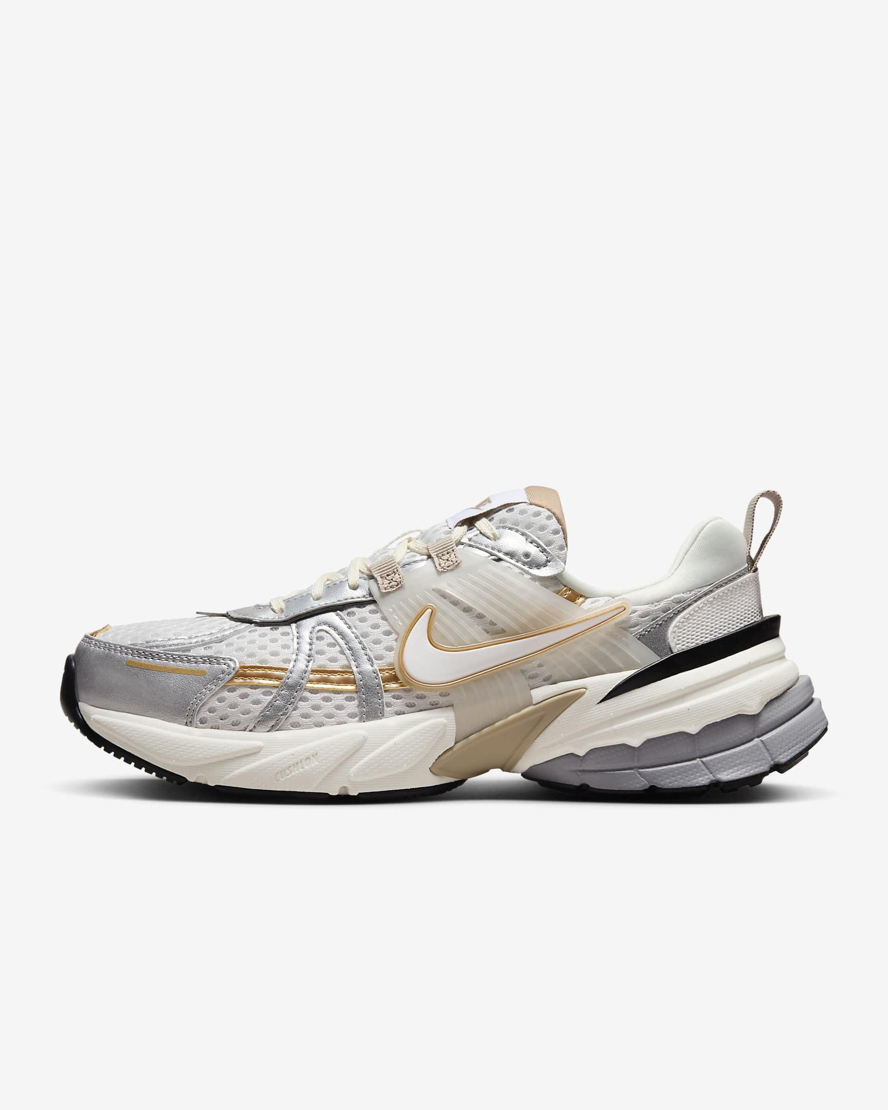 (Women) Nike V2K Run 'White Khaki Metallic' HJ7245-100