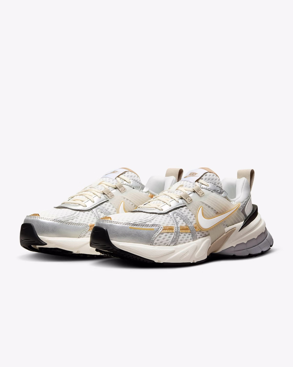 (Women) Nike V2K Run 'White Khaki Metallic'