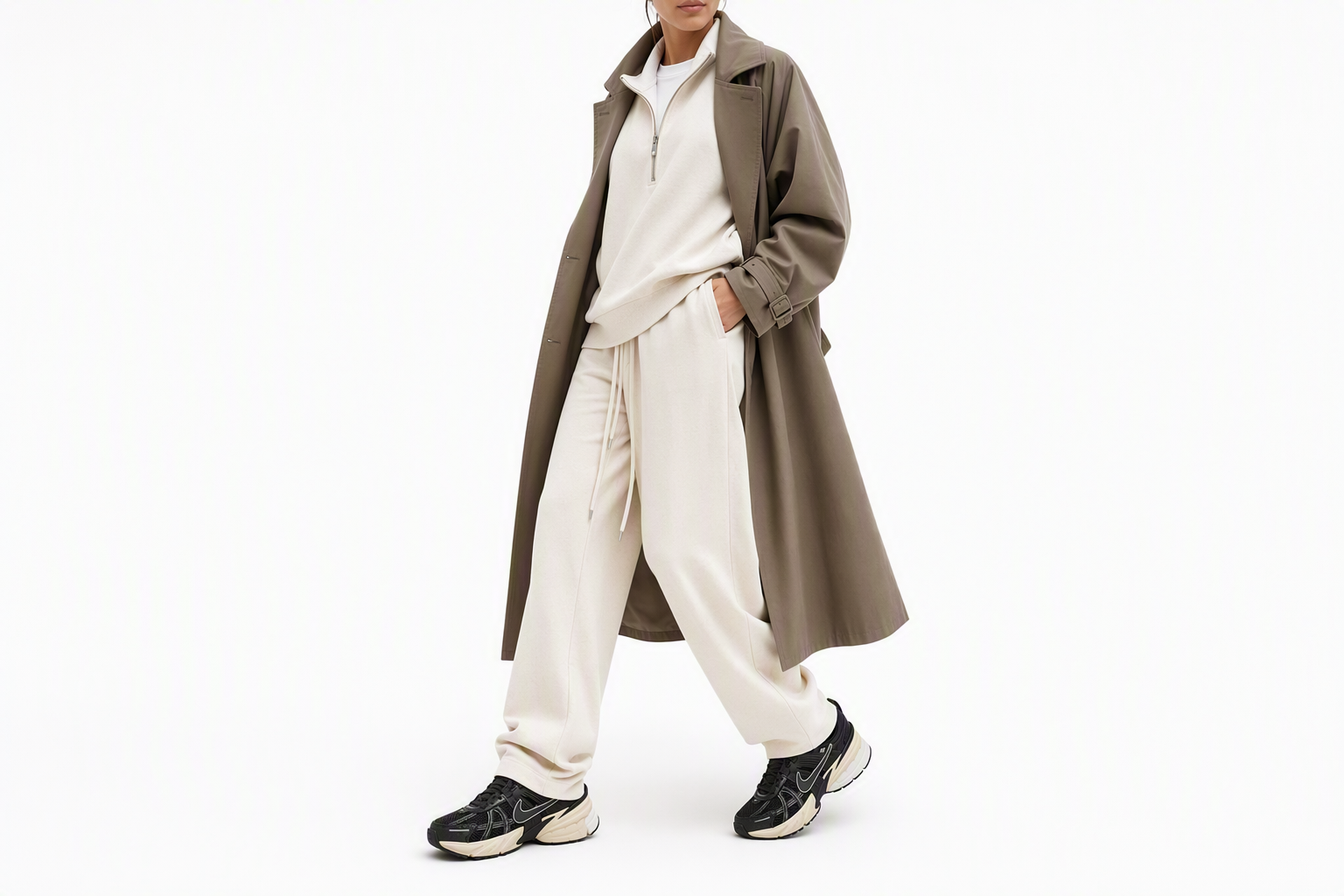 Order (W) 耐克 V2K 跑鞋 黑色/金属银/米黄色/黑色 FD0736-012