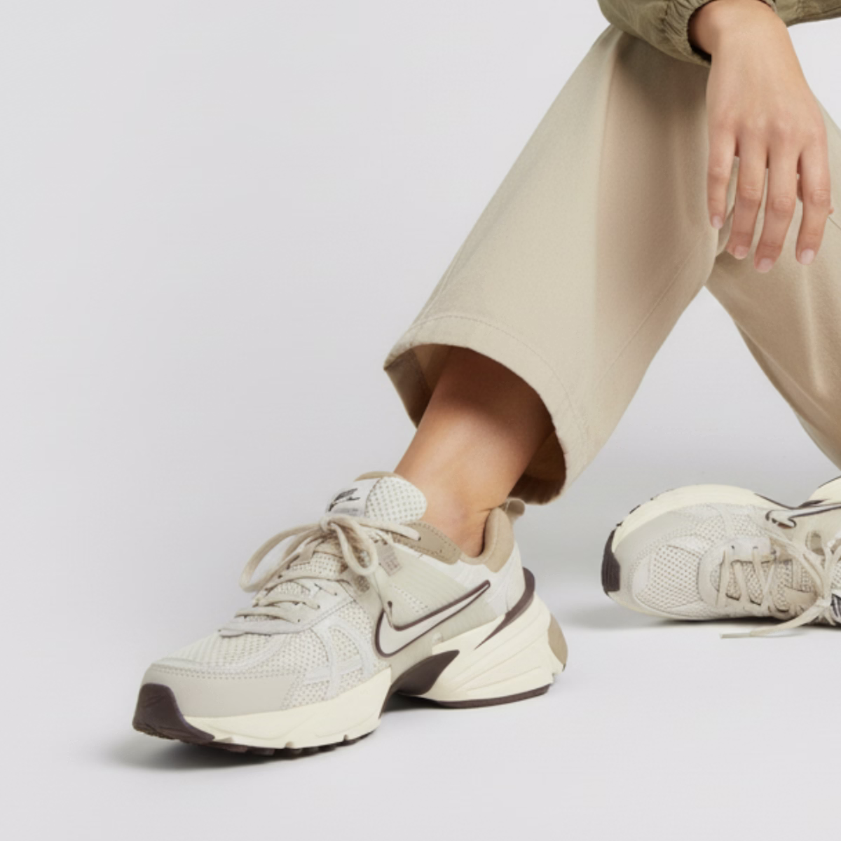 (Women) Nike V2K Run Light 'Orewood Brown'
