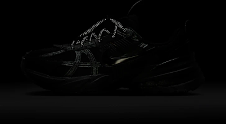 (Women) Nike V2K Run Shoes Black/Metallic Silver/Anthracite/Black IH0388-001 2