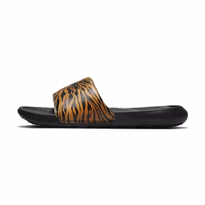 (W) Nike Victori One Printed Slide 'Cheetah Print - Black'