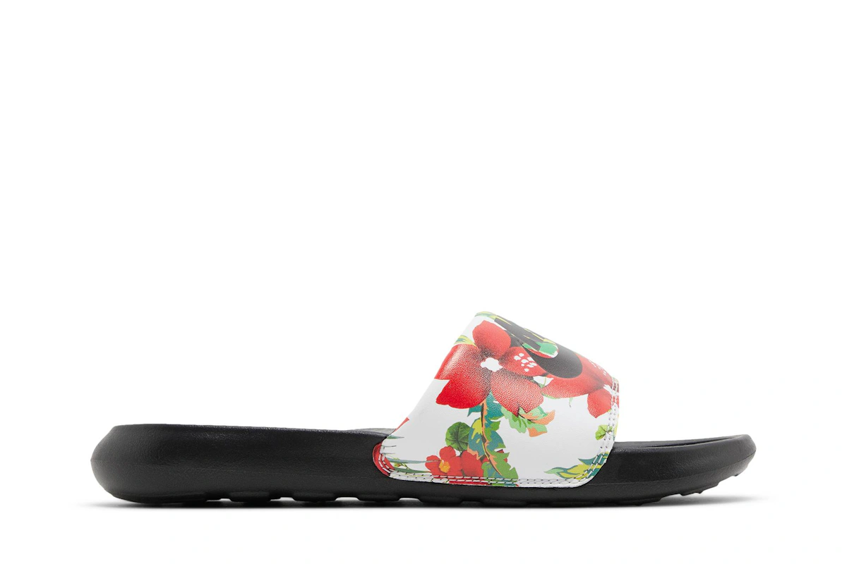 (Women) Nike Victori One Printed Slide 'Floral - Black'