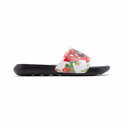 (W) Nike Victori One Printed Slide 'Floral - Black'