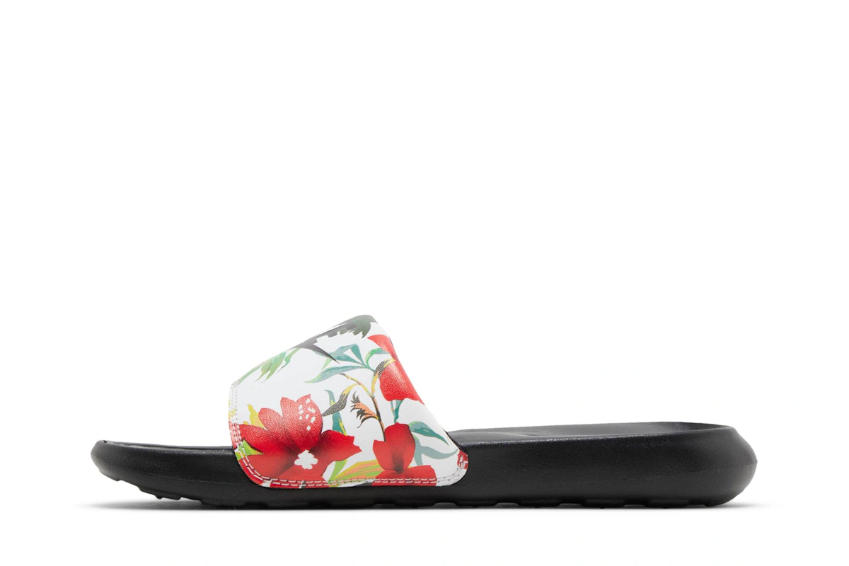 (Women) Nike Victori One Printed Slide 'Floral - Black'