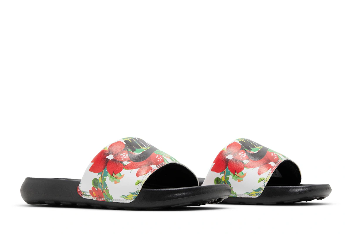 (Women) Nike Victori One Printed Slide 'Floral - Black'