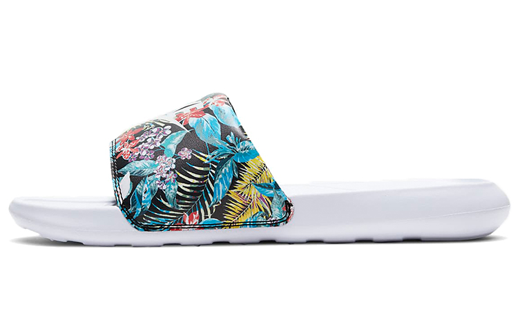 (W) Nike Victori One Printed Slide 'Floral - White'