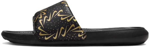 (Women) Nike Victori One Slide 'Black Gold' DZ6249-001 (Women) Nike Victori One Slide 'Black Gold' DZ6249-001