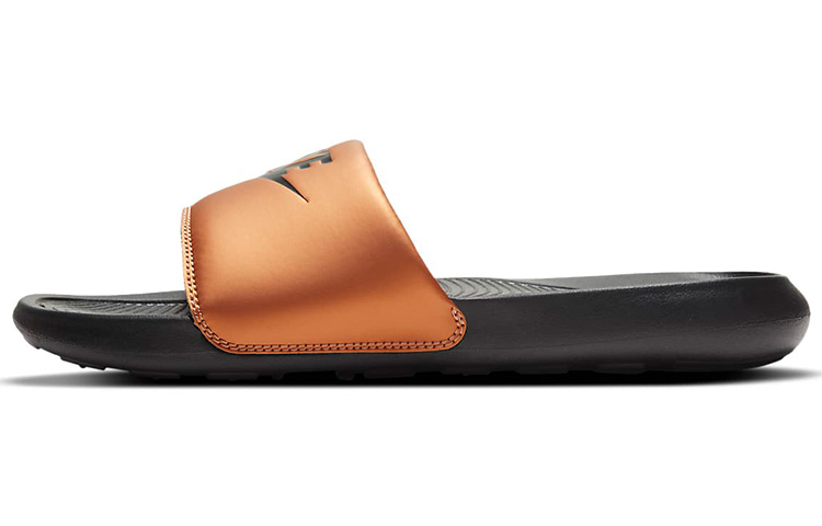 (Women) Nike Victori One Slide 'Black Metallic Copper' CN9677-003