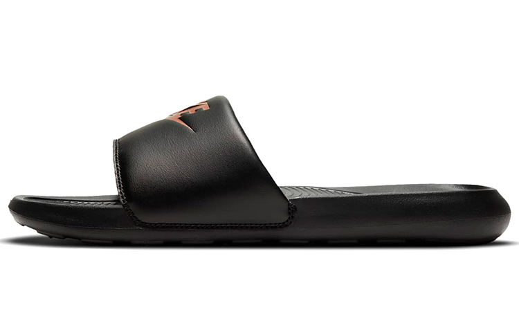 (W) Nike Victori One Slide 'Black Metallic Red Bronze'