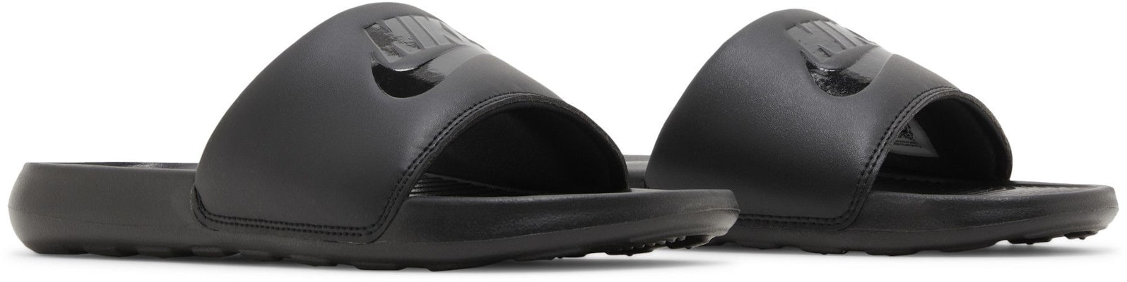 (W) Nike Victori One Slide 'Triple Black' Sandal Hitam Telurui CN9677-004 Cheap (W) Nike Victori One Slide 'Triple Black' Sandal Hitam Telurui CN9677-004