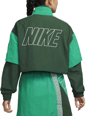 (W) Nike 復古綠配色拼接設計半拉鍊套頭外套 FB8373-323 Details for (W) Nike 復古綠配色拼接設計半拉鍊套頭外套 FB8373-323