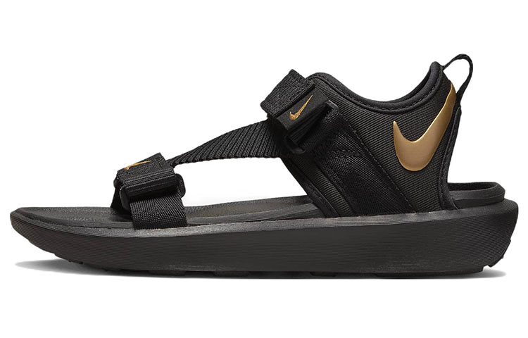 (Women) Nike Vista Sandal 'Black Metallic Gold' DJ6607-002