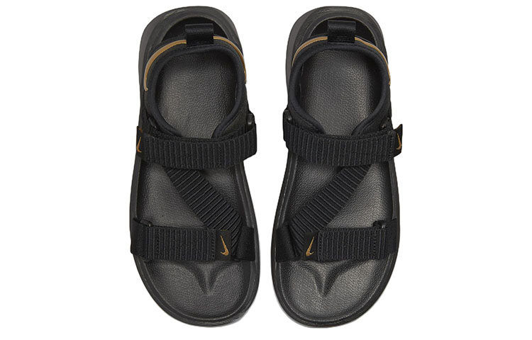 Lookbook (W) Nike Vista Sandal 'Negro Oro Metálico' DJ6607-002