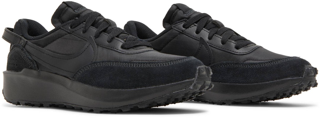 (W) 耐克华夫三重黑配色运动鞋 DH9523-001 Cheap (W) 耐克华夫三重黑配色运动鞋 DH9523-001