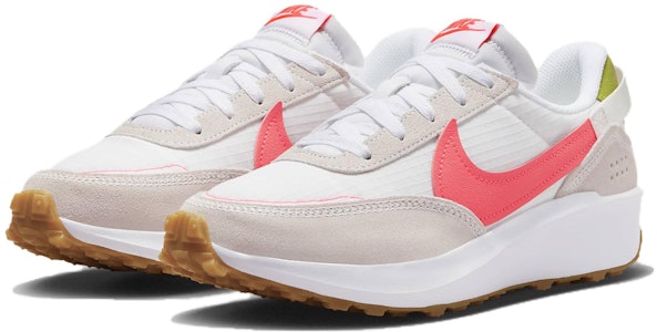 (W) Nike Waffle Debut 'Putih Hot Punch' FJ4572-100 Lookbook (W) Nike Waffle Debut 'Putih Hot Punch' FJ4572-100