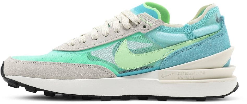 (Women) Nike Waffle One 'Bleached Aqua Lime Glow' DC2533-401 Lookbook (Women) Nike Waffle One 'Bleached Aqua Lime Glow' DC2533-401