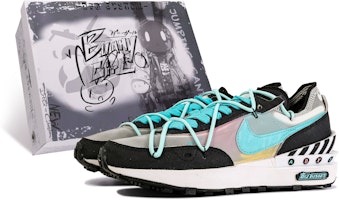 (Women) Nike Waffle One 'Da Vinci Custom - Black Blue' DC0481-100-450537 (Women) Nike Waffle One 'Da Vinci Custom - Black Blue' DC0481-100-450537