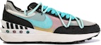 Shop (W) Nike Waffle One 'Da Vinci Custom - Hitam Biru' DC0481-100-450537