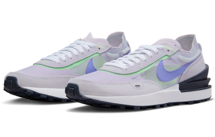 Shop (W) Nike Waffle One 'Kelabu Bola Sepak Ungu' DC2533-004