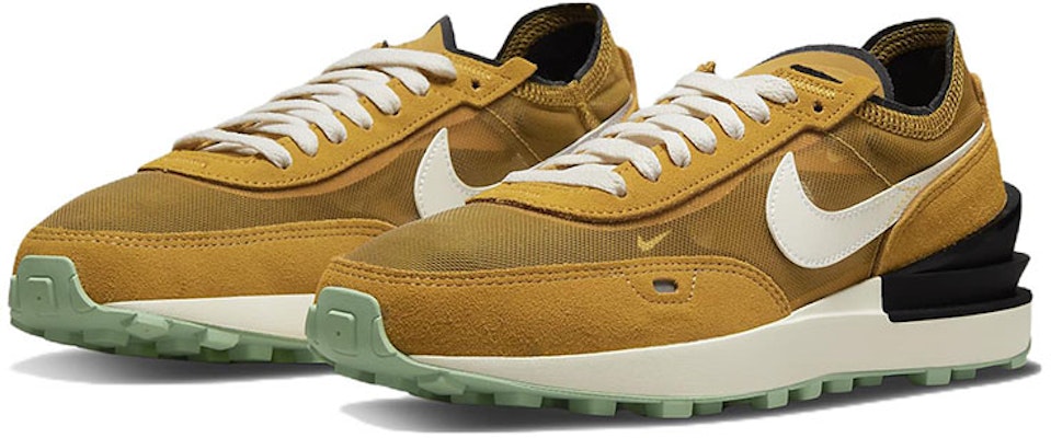 (Women) Nike Waffle One 'Gold Suede Phantom' DC2533-700 Lookbook (Women) Nike Waffle One 'Gold Suede Phantom' DC2533-700