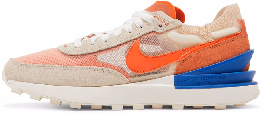 (Women) Nike Waffle One 'Orange/Blue' DC2533-200 Lookbook (Women) Nike Waffle One 'Orange/Blue' DC2533-200