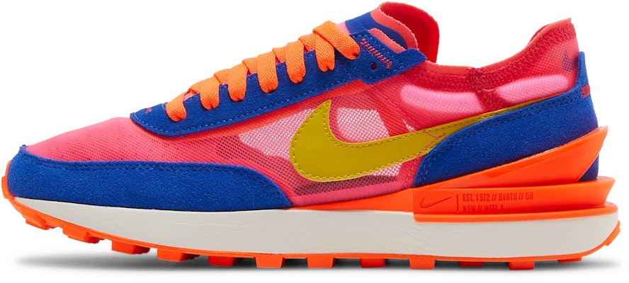 (W) Nike Waffle One 'Azul Racer y Rosa Hyper' DC2533-400 Lookbook (W) Nike Waffle One 'Azul Racer y Rosa Hyper' DC2533-400