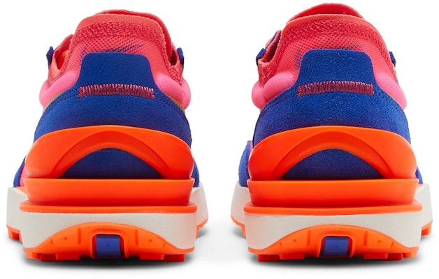 (W) Nike Waffle One 'Azul Racer y Rosa Hyper' DC2533-400 Details for (W) Nike Waffle One 'Azul Racer y Rosa Hyper' DC2533-400