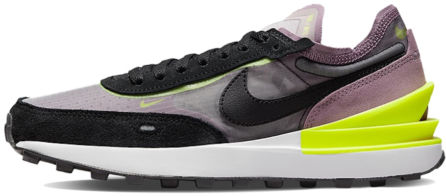 (Women) Nike Waffle One Athleisure Casual Sports Shoe Black Purple DN4696-500 Buy (Women) Nike Waffle One Athleisure Casual Sports Shoe Black Purple DN4696-500