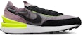(W) Nike Waffle One Kasut Sukan Santai Hitam Ungu DN4696-500