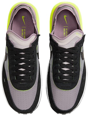 (Women) Nike Waffle One Athleisure Casual Sports Shoe Black Purple DN4696-500 Shop (Women) Nike Waffle One Athleisure Casual Sports Shoe Black Purple DN4696-500