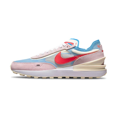 (W) Nike Waffle One Pink Red Blue