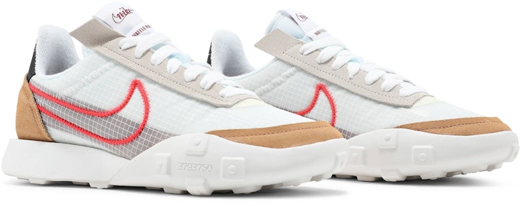 (W) Nike Waffle Racer 2X 'Putih Bright Crimson' CK6647-101 Cheap (W) Nike Waffle Racer 2X 'Putih Bright Crimson' CK6647-101