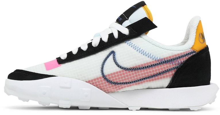 (Women) Nike Waffle Racer 2X 'White Chile Red' DH1073-100 Lookbook (Women) Nike Waffle Racer 2X 'White Chile Red' DH1073-100