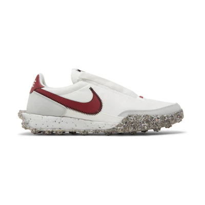 (W) Nike Waffle Racer Crater 'Summit White Team Red'
