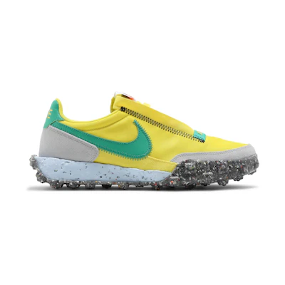 (W) Nike Waffle Racer Crater 'Yellow Strike Roma Green'