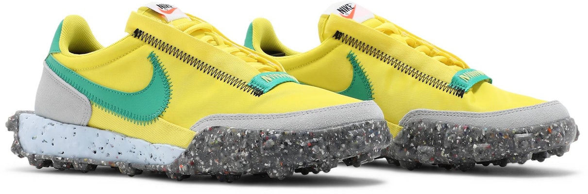 (Women) Nike Waffle Racer Crater 'Yellow Strike Roma Green' CT1983-701 Cheap (Women) Nike Waffle Racer Crater 'Yellow Strike Roma Green' CT1983-701