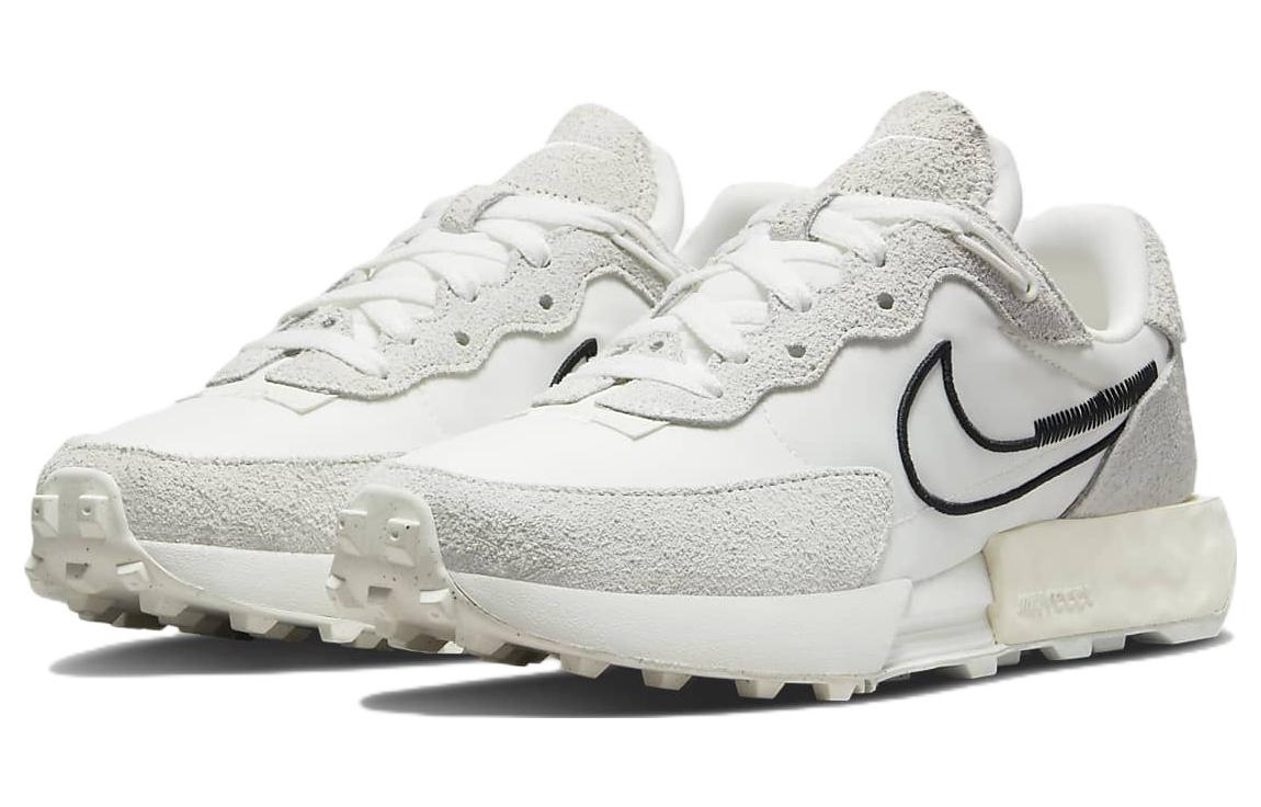 Lookbook Nike Waffle 復古 低筒 跑步鞋 女款 米色