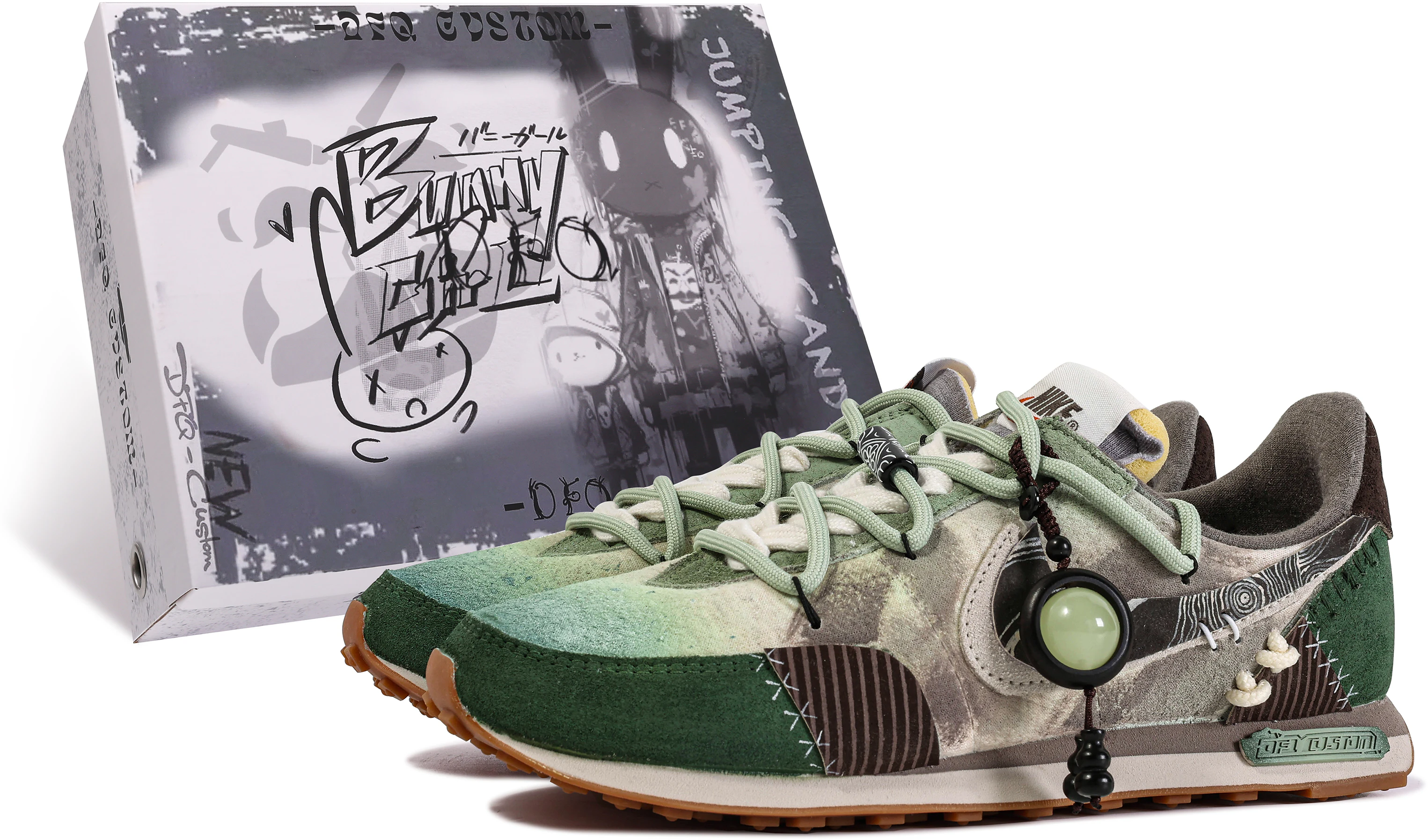 women-nike-waffle-trainer-2-da-vinci-custom-green-brown-do-2345-120-450540