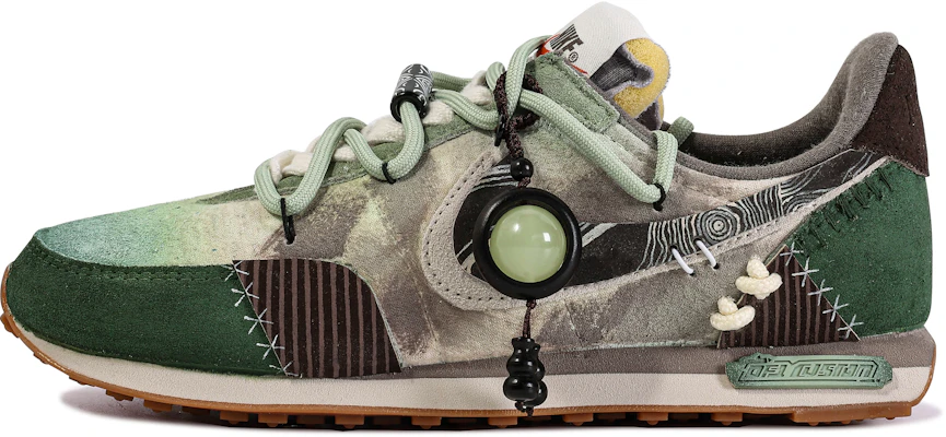 (W) Nike Waffle Trainer 2 ''Da Vinci Custom Vert-Marron''. DO2345-120-450540 Order (W) Nike Waffle Trainer 2 ''Da Vinci Custom Vert-Marron''. DO2345-120-450540