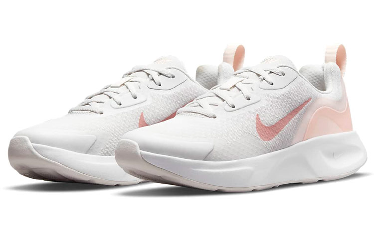 (W) Nike Wearallday White/Pink 圖 3