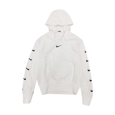 (Women) Nike White Knitted Logo Hoodie CD9032-100