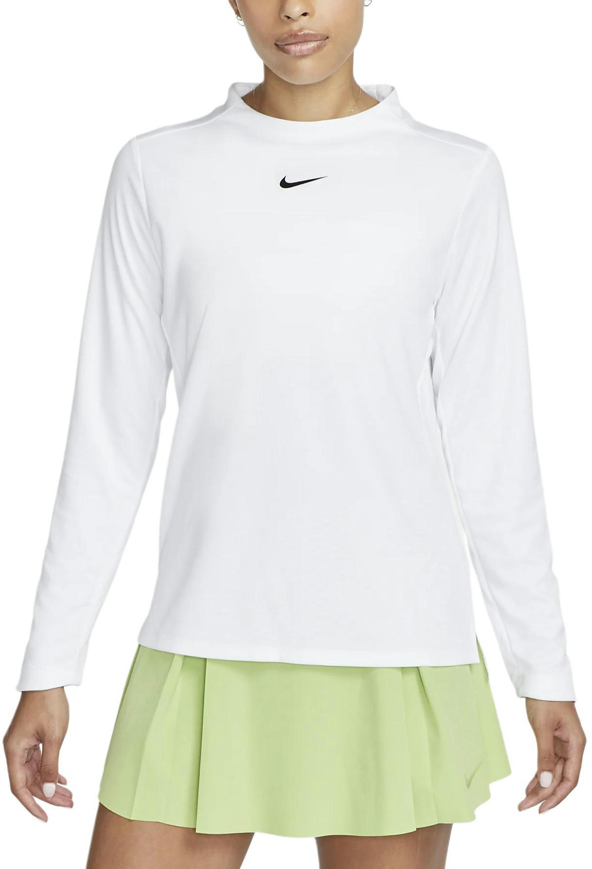 women-nike-white-long-sleeve-golf-pullover-sweatshirt-quick-dry-crewneck-dx-1493-100