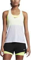 (Women) Nike White Sleeveless Sport Tank Top with Logo Print 831783-100 (Women) Nike White Sleeveless Sport Tank Top with Logo Print 831783-100
